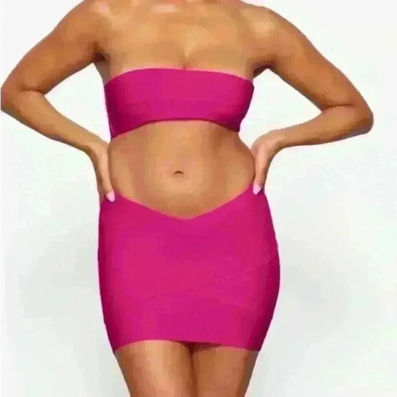 SKIMS NWT Lollipop Dipped Front Waist Pull On Knit Swim Mini Skirt Size 2X - Picture 1 of 11